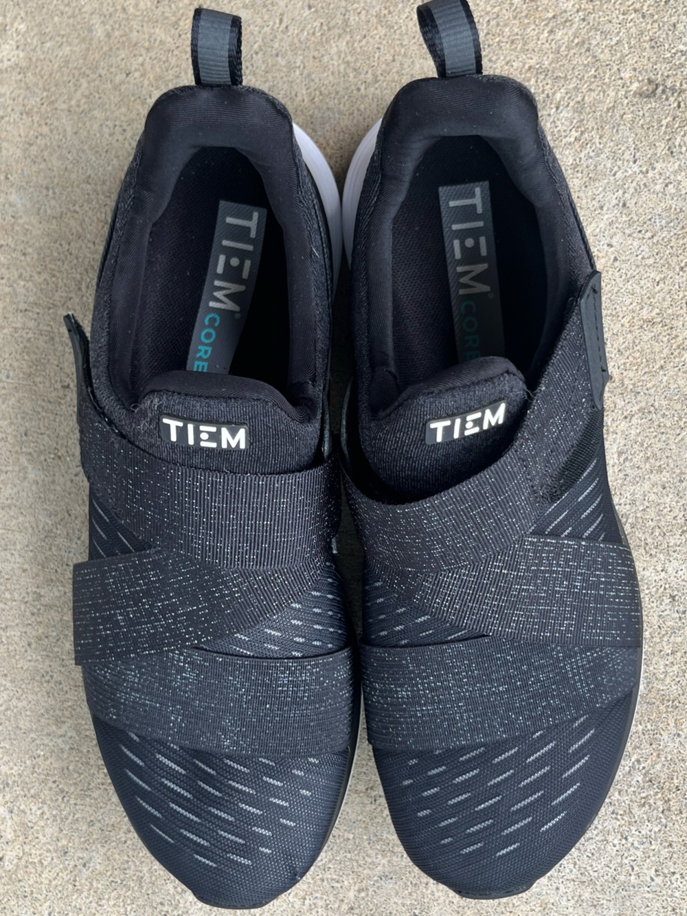 Women’s Slip-On Athletic Sneakers in Black by TIEM Core SZ 8.5